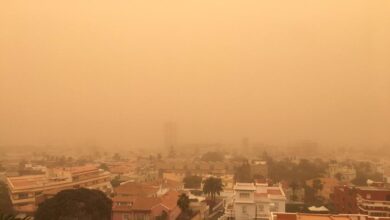 Una masa de aire africano cargada de polvo afectará a Madrid hasta el miércoles