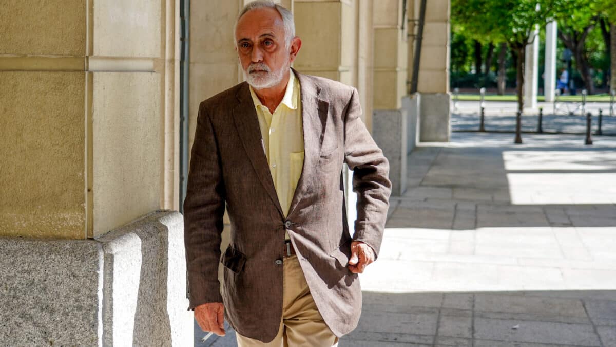 El exdirector técnico de la fundación (Faffe) Fernando José Villén Rueda, a la llegada a la Audiencia de Sevilla