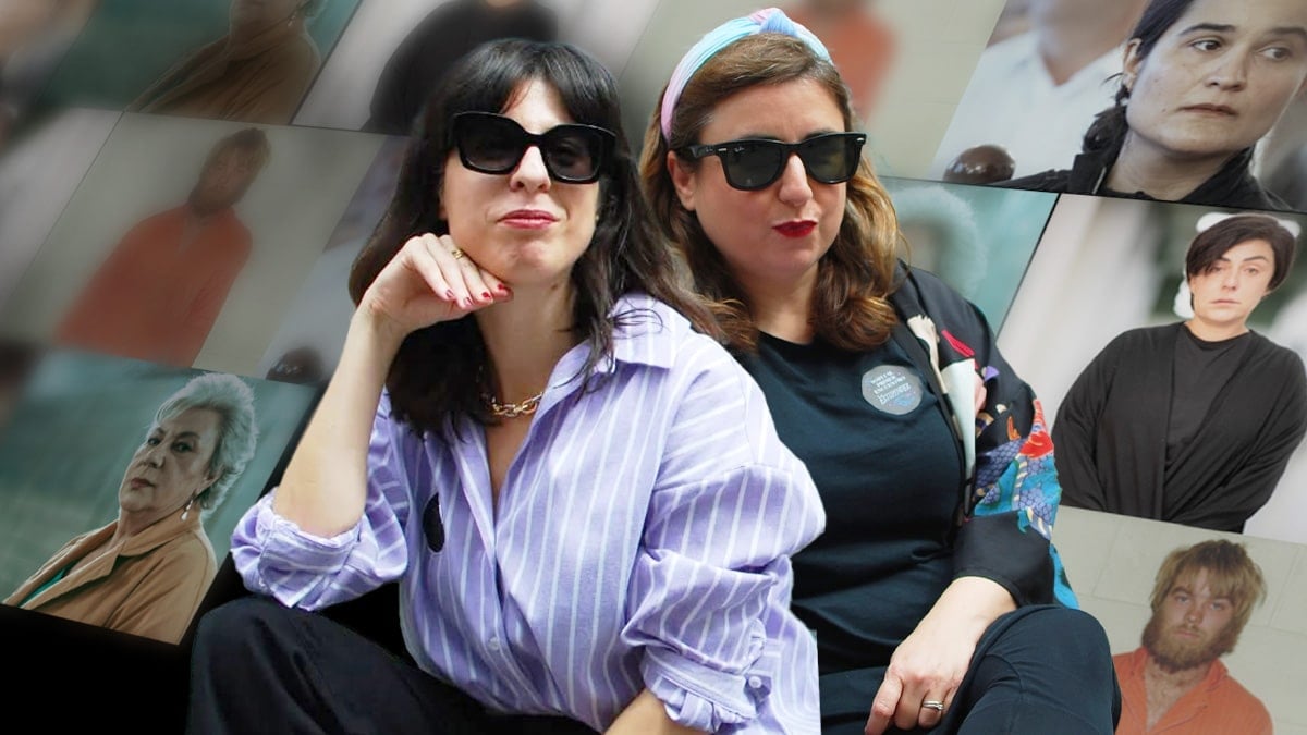 Estela Cebrián y Virginia de la Cruz, creadoras del pódcast 'Las Amigas Estupendas' y autoras del libro 'Crímenes Rurales. 13 casos de true crime español'